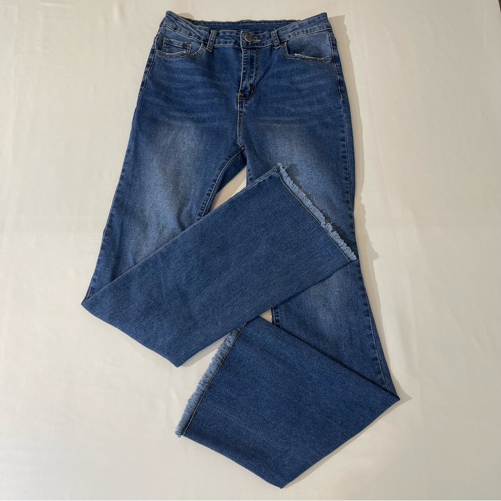 SHEIN WOMENS JEANS SIZE L VERY GOOD PREOWNED CONDITION 85 %COTTON 2%SPAN…